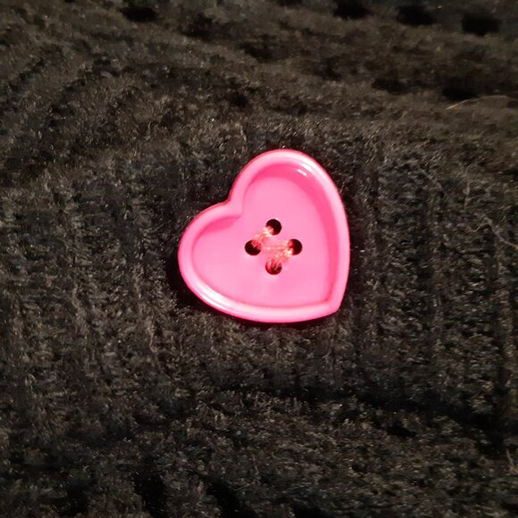 Social Collision Rainbow Icon Crop Knit Black Cardigan XL - Picture 8 of 13